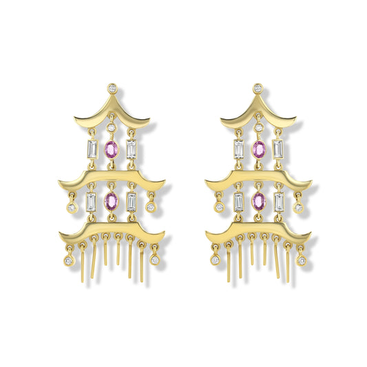 Pagoda Earrings