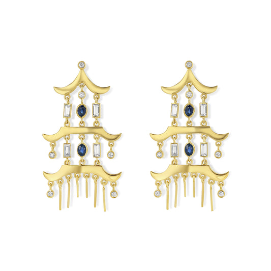 Pagoda Earrings